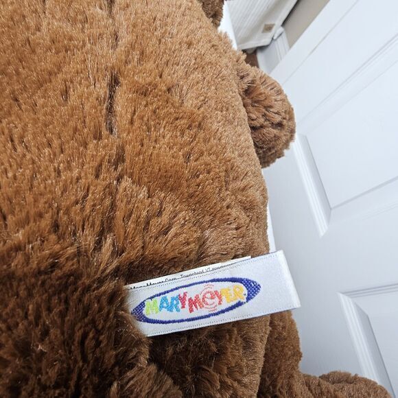 Mary Meyer Little Bit Bigger Plush Dark Chocolate Brown Teddy Bear Brownie 16" - Picture 4 of 7